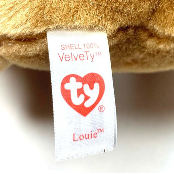 Ty Beanie Baby, Velvety Louie the Lion, Collectible Stuffed Animal plush. - Picture 5 of 7